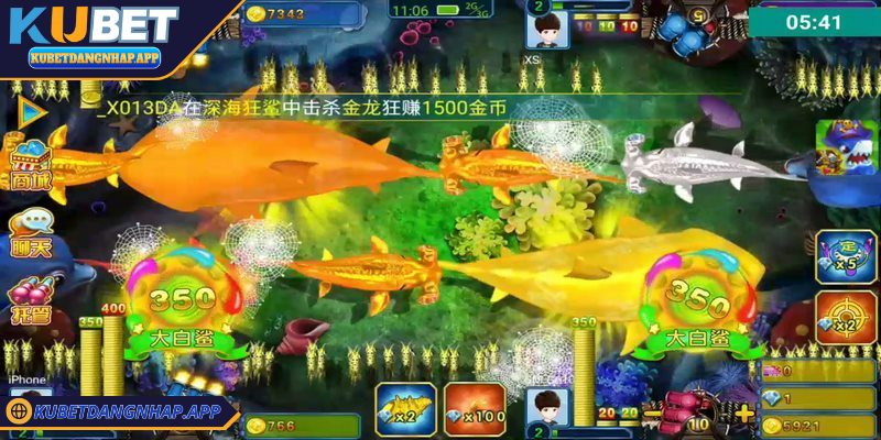 Các loại boss trong game bắn cá phổ biến Kubet được săn đón Cá rồng khó hạ nhưng mang tới khả năng trúng jackpot